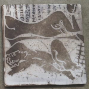 Aho Art Tile Black and White
